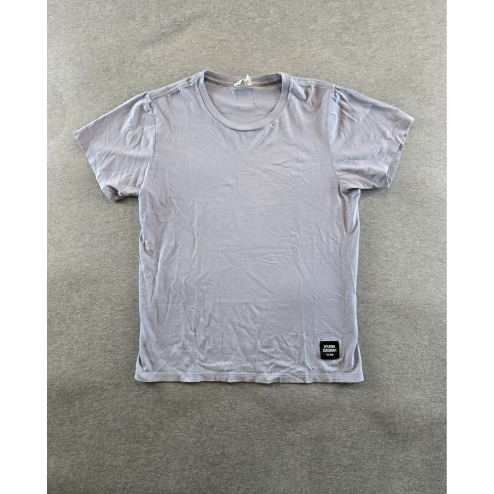 Opening Ceremony x Calvin Klein T Shirt Mens Small Lilac Tee Boxy Rare‎ Cotton